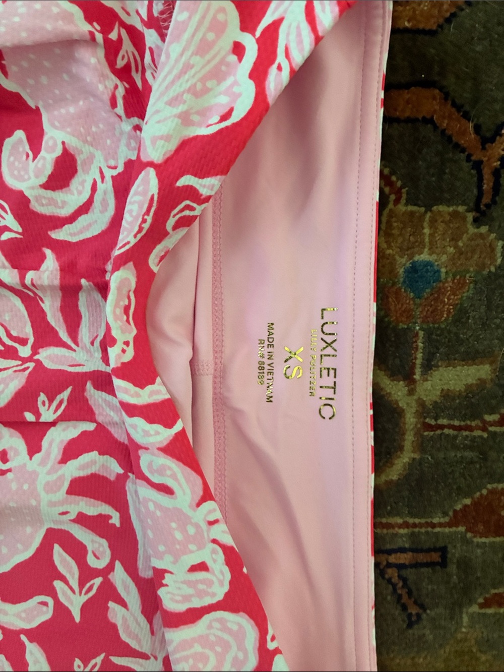 Lilly Pulitzer Pink and White Sea Life Print Skirt - Picture 2 of 4